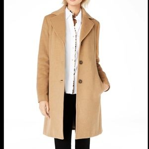 Calvin Klein Women's Single-Breasted Coat - Brand New